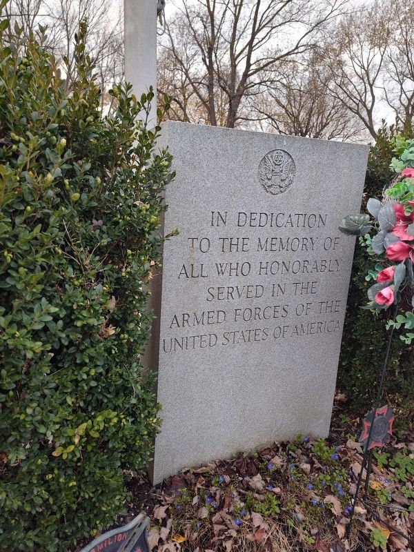 Veterans Memorial Marker. Click for full size. Veterans Memorial Marker image. Click for full size.