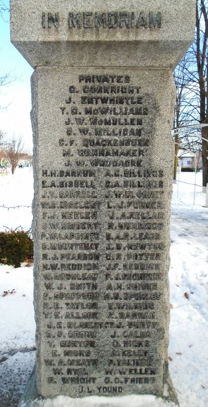 World Wars Memorial. Click for full size. World Wars Memorial image. Click for full size.