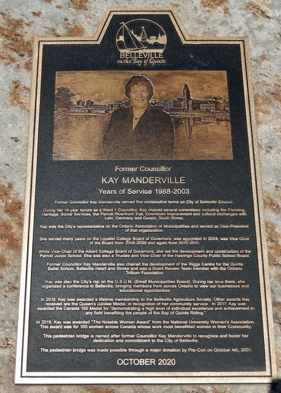 Kay Manderville Marker. Click for full size. Kay Manderville Marker image. Click for full size.