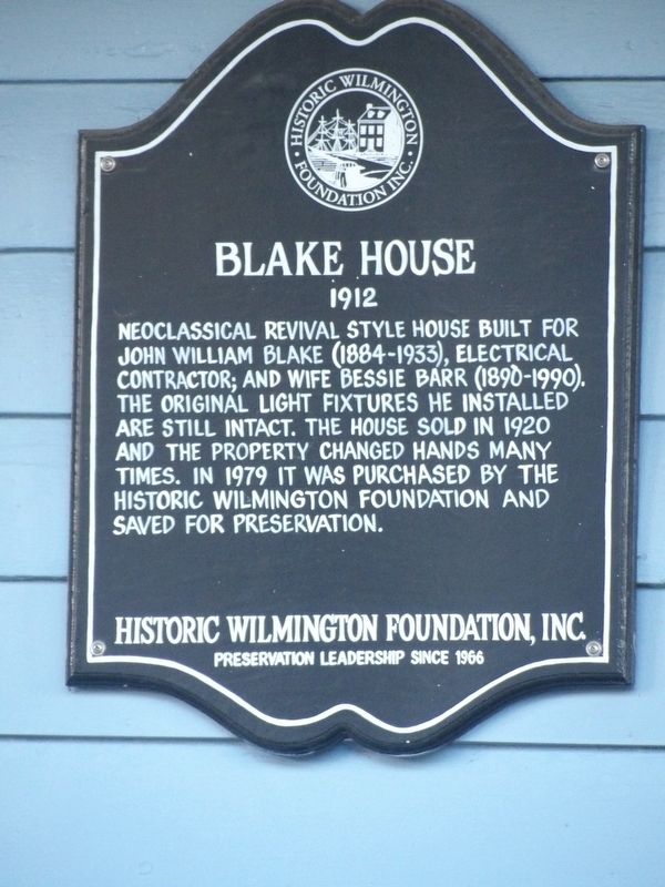 Blake House Marker. Click for full size. Blake House Marker image. Click for full size.