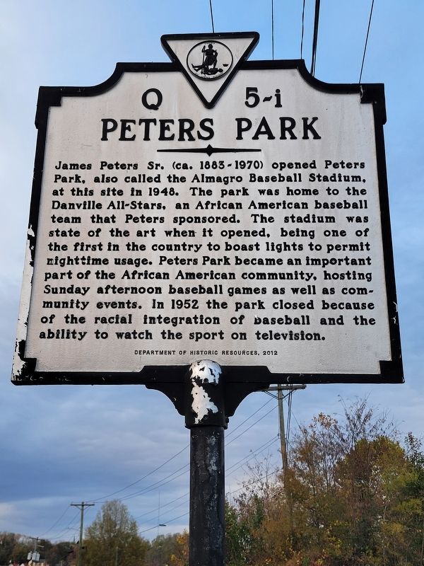 Peters Park Marker. Click for full size. Peters Park Marker image. Click for full size.