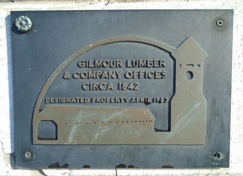 Gilmour Lumber & Company Offices Marker. Click for full size. Gilmour Lumber & Company Offices Marker image. Click for full size.