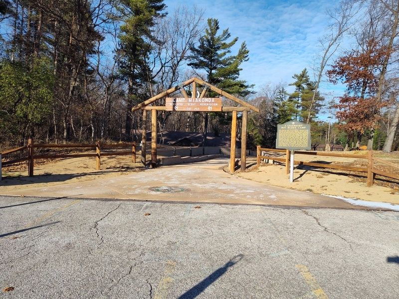 A Legendary Boy Scout Camp / The Tribe of Gimogash Marker image. Click for full size.