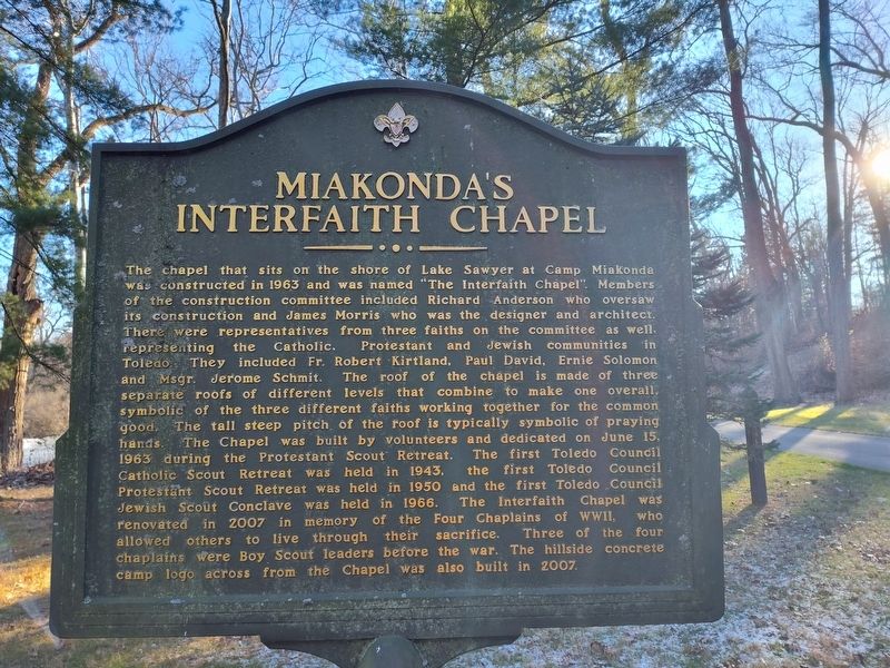 Miakonda's Interfaith Chapel Marker image. Click for full size.