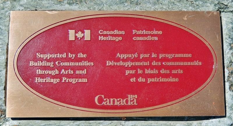 Canadian Art & Heritage Marker image. Click for full size.