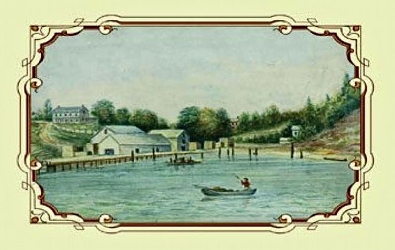 Port Ryerse Harbour, ca 1860 image. Click for full size.