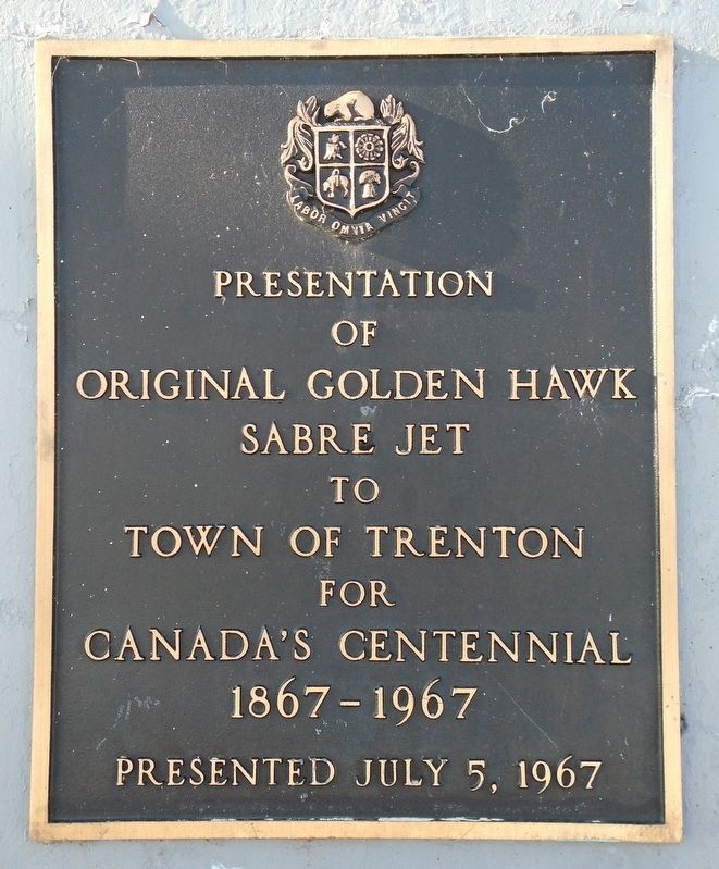 Original Golden Hawk Sabre Jet Marker. Click for full size. Original Golden Hawk Sabre Jet Marker image. Click for full size.