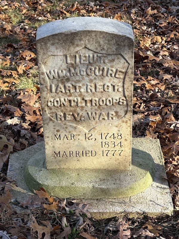 William McGuire headstone image. Click for full size.