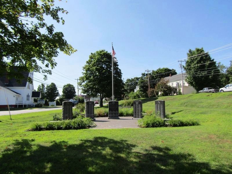 Paris, Maine Veterans Memorial image. Click for full size.