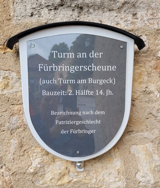 Turm an der F�rbringerscheune / Tower at the F�rbringer Barn Marker image. Click for full size.