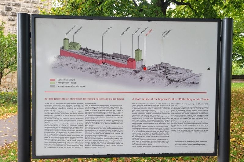 Reichsburg Rothenburg ob der Tauber / Imperial Castle of Rothenburg ob der Tauber Marker. Click for full size. Reichsburg Rothenburg ob der Tauber / Imperial Castle of Rothenburg ob der Tauber Marker image. Click for full size.