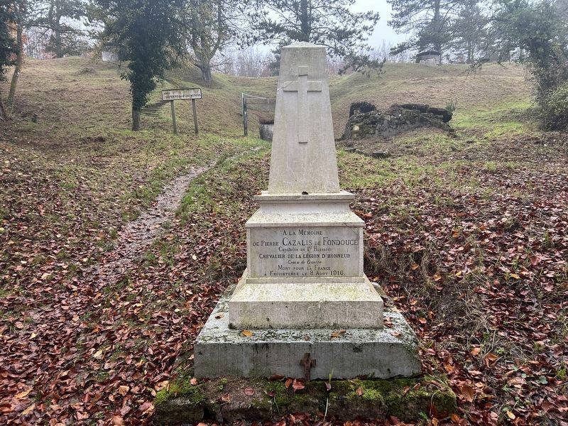 Pierre Cazalis de Fondouce Memorial. Click for full size. Pierre Cazalis de Fondouce Memorial image. Click for full size.