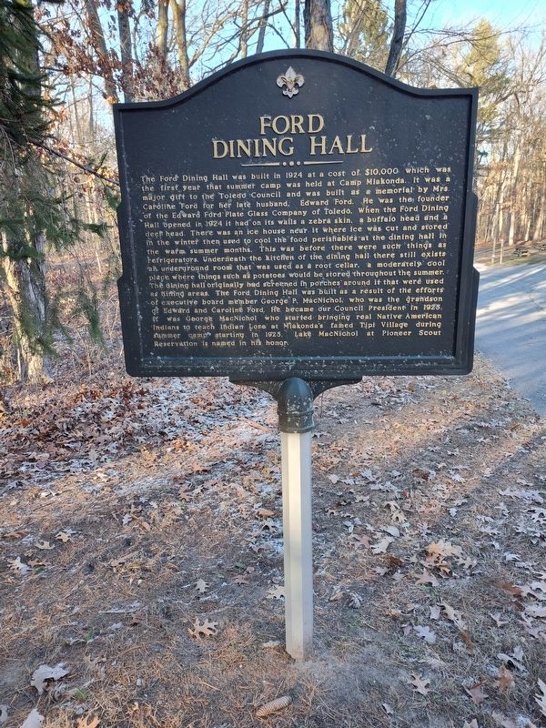 Ford Dining Hall Marker. Click for full size. Ford Dining Hall Marker image. Click for full size.