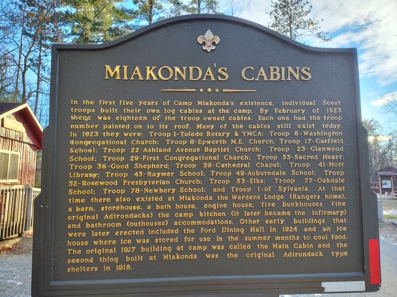 Miakonda's Cabins Marker image. Click for full size.