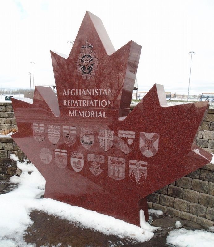 Afghanistan Repatriation Memorial. Click for full size. Afghanistan Repatriation Memorial image. Click for full size.