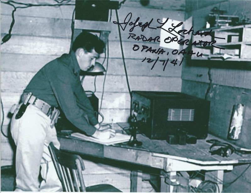 Opana Radar Site Operator. Click for full size. Opana Radar Site Operator image. Click for full size.