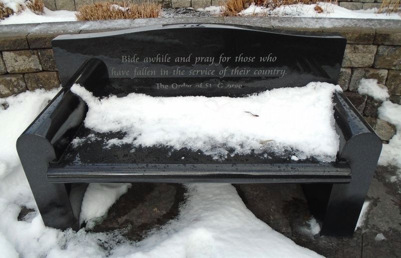 Afghanistan Repatriation Memorial Bench. Click for full size. Afghanistan Repatriation Memorial Bench image. Click for full size.