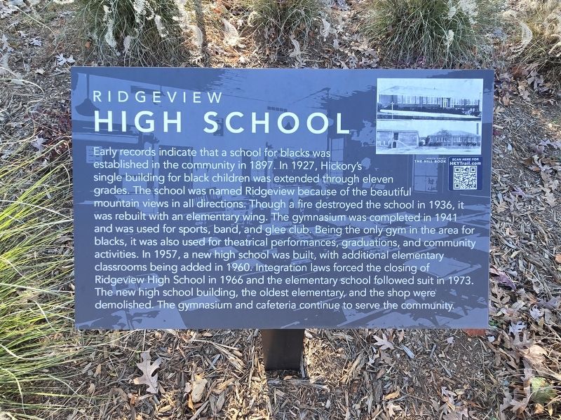 Ridgeview High School Marker image. Click for full size.
