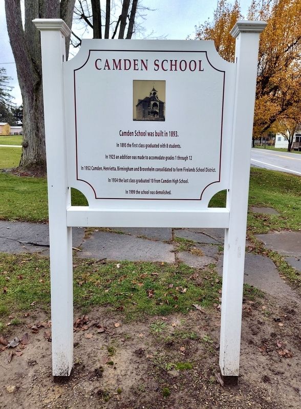 Camden School Marker image. Click for full size.