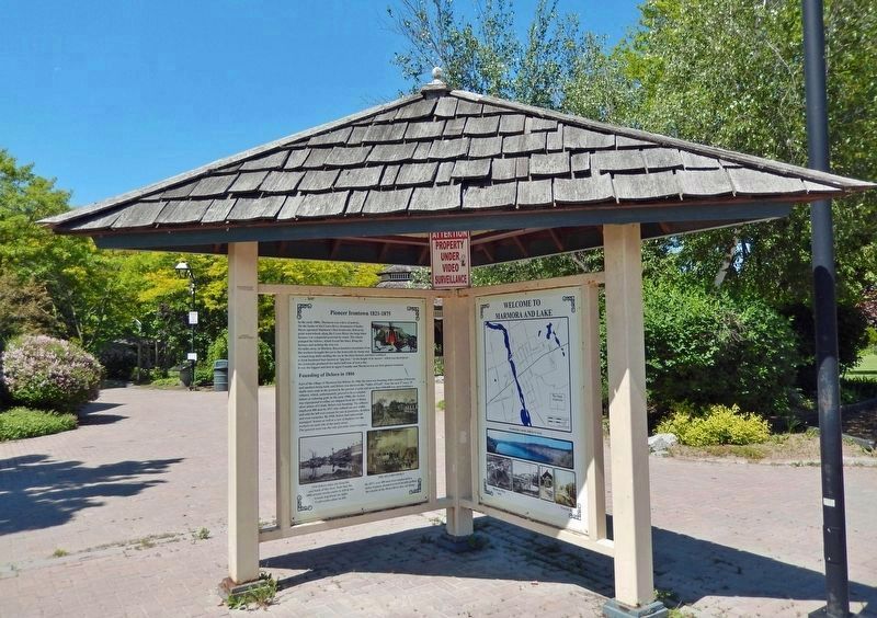 Pioneer Irontown 1821-1875 Marker & Kiosk image. Click for full size.