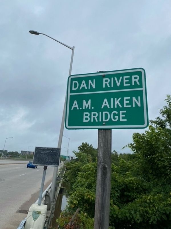 Archibald M. Aiken Bridge Sign image. Click for full size.