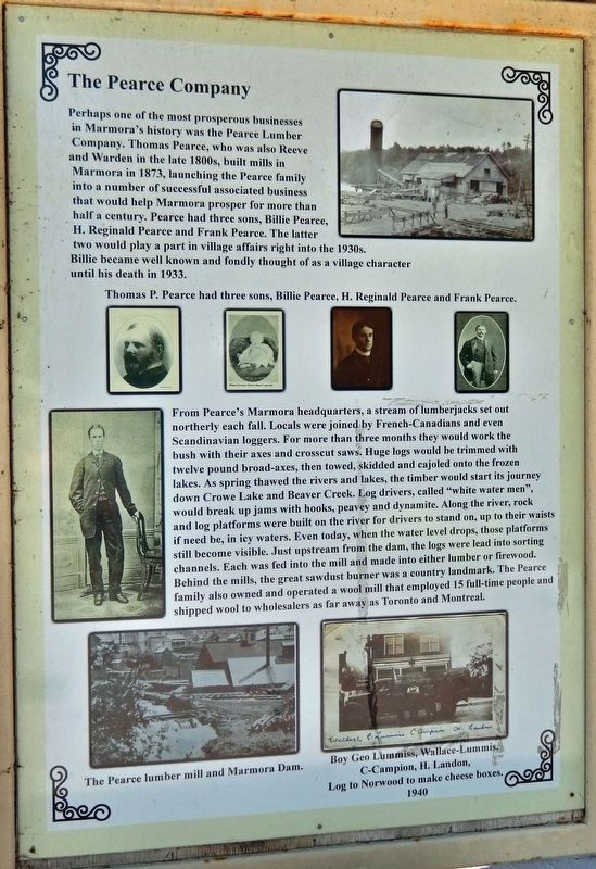 The Pearce Company Marker image. Click for full size.