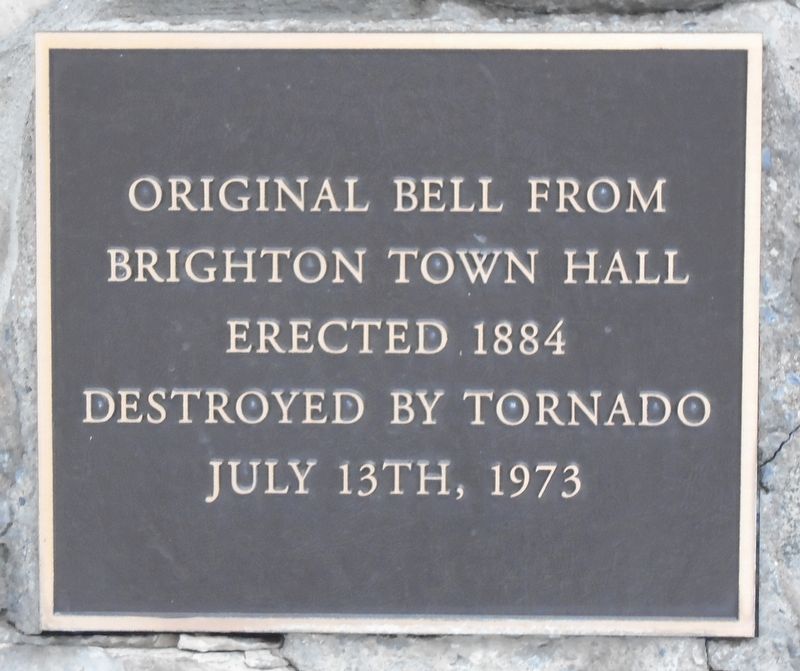 Brighton Town Hall Bell Marker image. Click for full size.