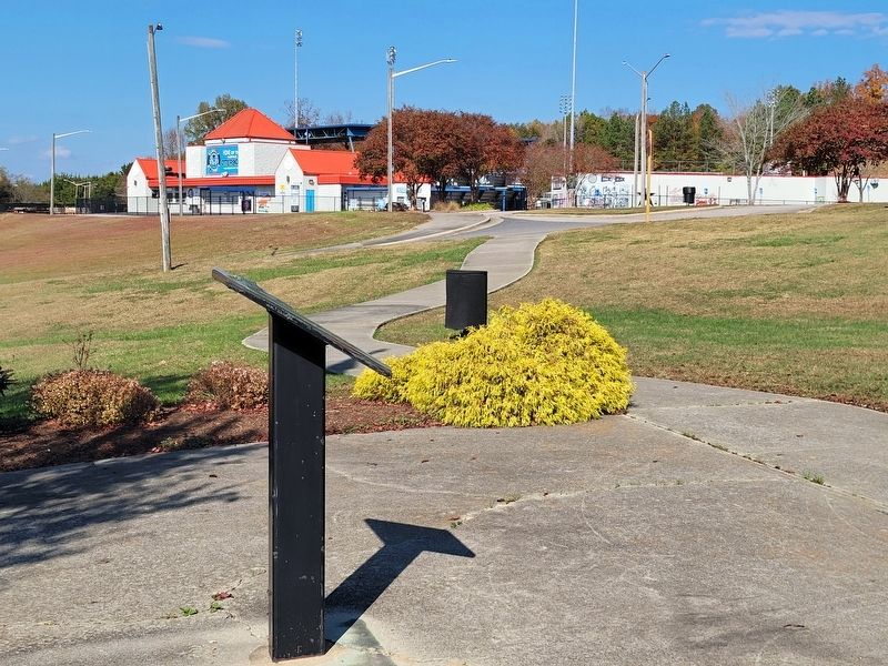 American Legion Post 1097 Field adjacent to the Marker. Click for full size. American Legion Post 1097 Field adjacent to the Marker image. Click for full size.