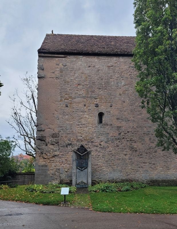 The Blasius Chapel, Memorial Stone and Marker. Click for full size. The Blasius Chapel, Memorial Stone and Marker image. Click for full size.