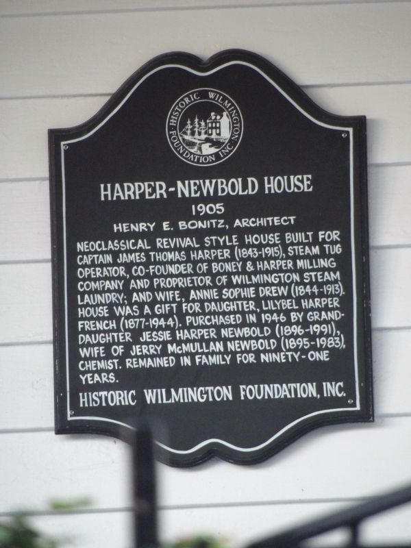 Harper-Newbold House Marker image. Click for full size.