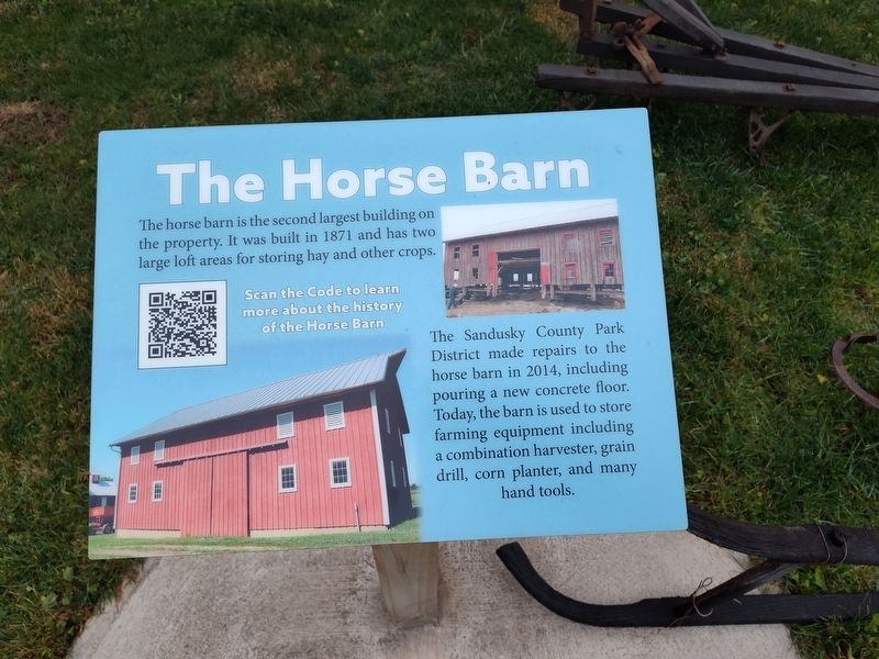 The Horse Barn Marker. Click for full size. The Horse Barn Marker image. Click for full size.