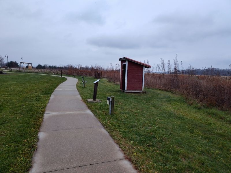 WPA Outhouse. Click for full size. WPA Outhouse image. Click for full size.