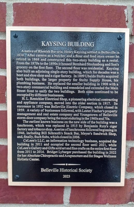 Kaysing Building Marker. Click for full size. Kaysing Building Marker image. Click for full size.