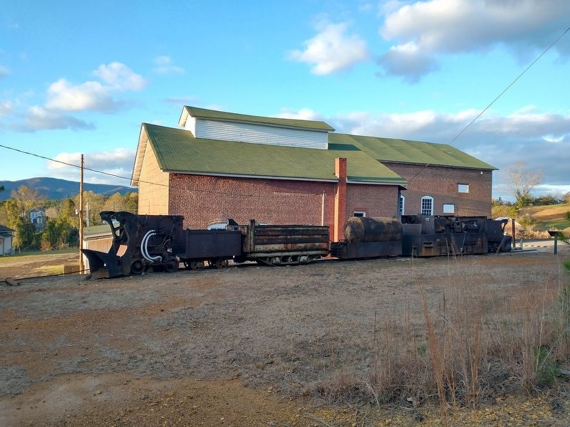 Mine Equipment - Boiler House and Hoist House in Background.. Click for full size. Mine Equipment - Boiler House and Hoist House in Background. image. Click for full size.