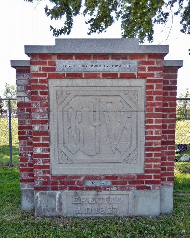 Belleville Collegiate Institute Monument. Click for full size. Belleville Collegiate Institute Monument image. Click for full size.