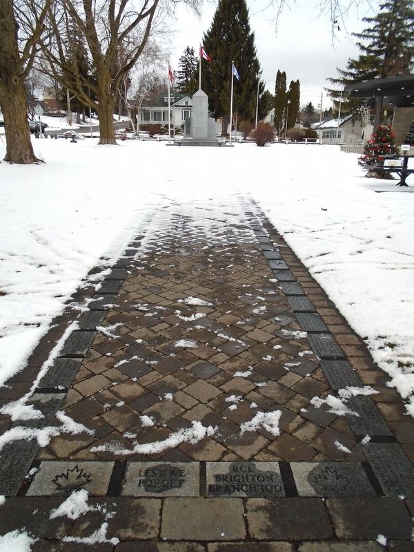 Walkway of Remembrance Leading to War Memorial Cenotaph. Click for full size. Walkway of Remembrance Leading to War Memorial Cenotaph image. Click for full size.