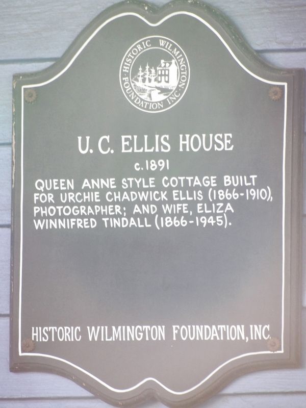 U.C. Ellis House Marker. Click for full size. U.C. Ellis House Marker image. Click for full size.