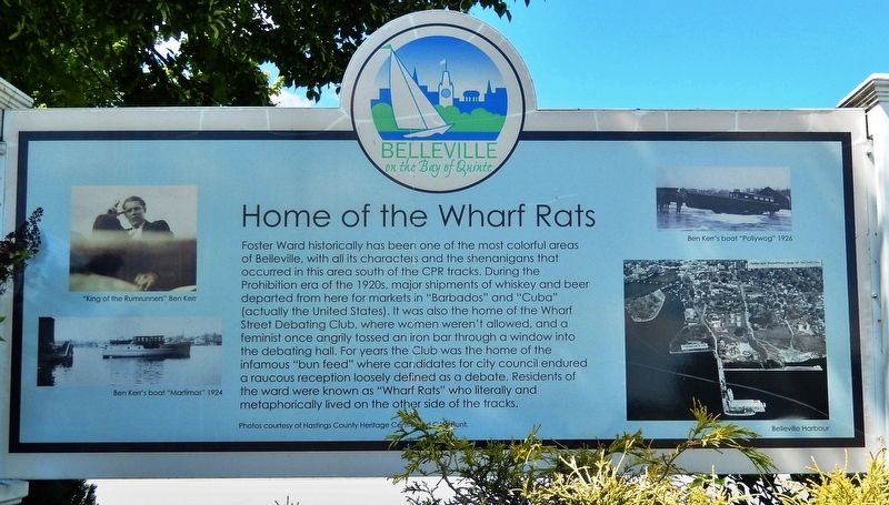 Home of the Wharf Rats Marker. Click for full size. Home of the Wharf Rats Marker image. Click for full size.
