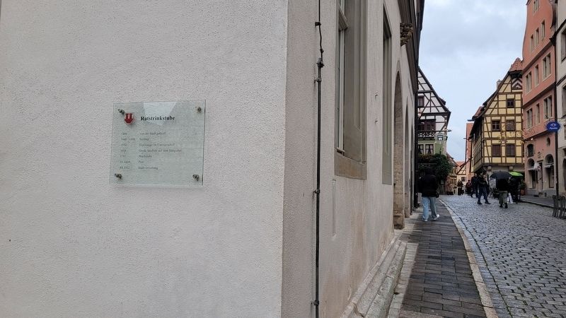 Ratstrinkstube / Council Pub Marker. Click for full size. Ratstrinkstube / Council Pub Marker image. Click for full size.