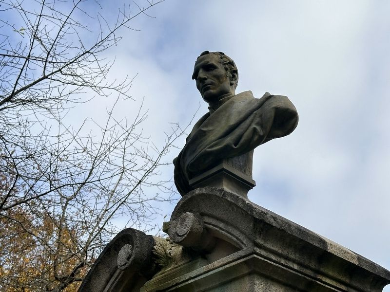 Bust of Louis Braille image. Click for full size.