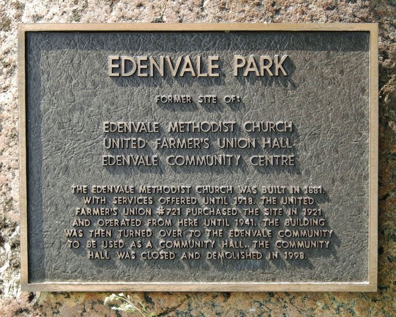 Edenvale Park Marker image. Click for full size.