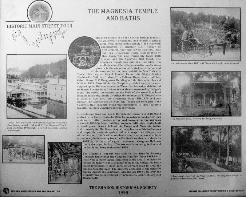 The Magnesia Temple and Baths Marker image. Click for full size.