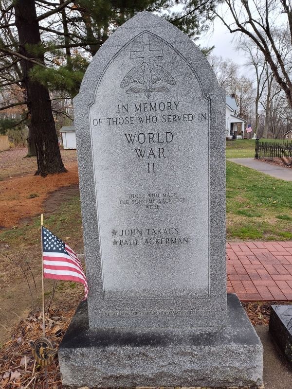 Kipton World War II Veterans Memorial Marker image. Click for full size.