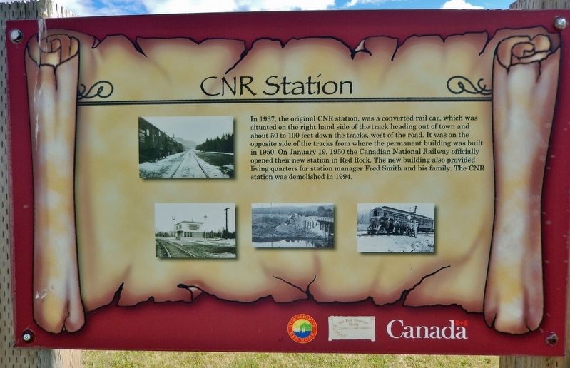 CNR Station Marker. Click for full size. CNR Station Marker image. Click for full size.