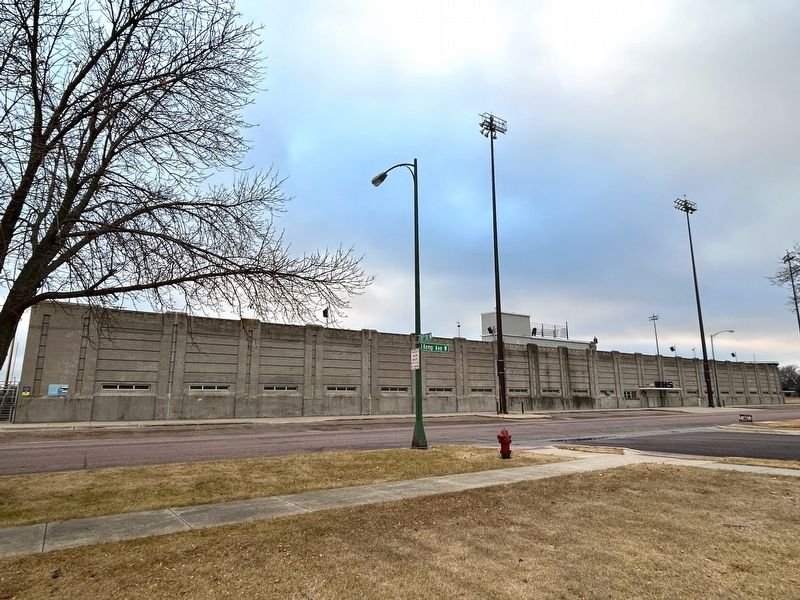 Watertown Stadium along Kemp Avenue. Click for full size. Watertown Stadium along Kemp Avenue image. Click for full size.