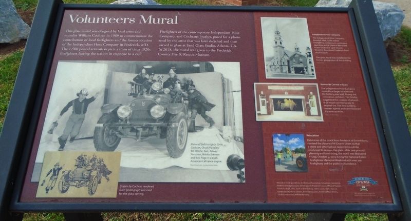 Volunteers Mural Marker. Click for full size. Volunteers Mural Marker image. Click for full size.