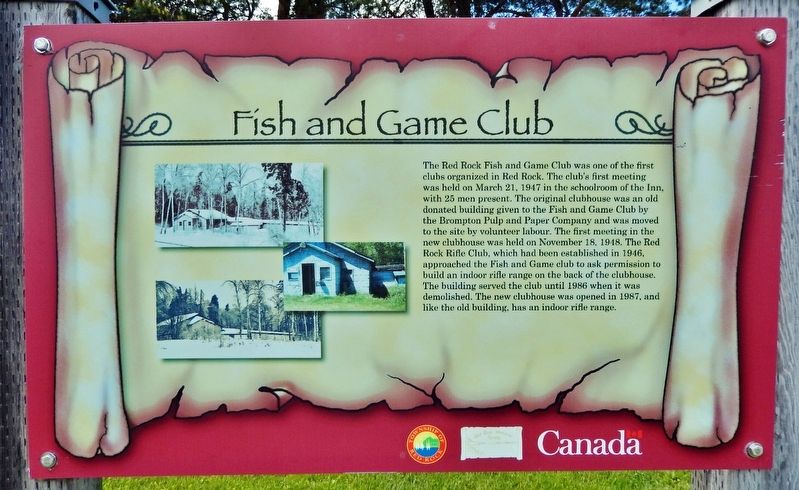 Fish and Game Club Marker image. Click for full size.