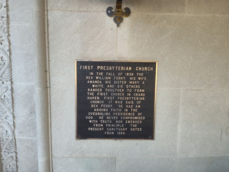 First Presbyterian Church Marker image. Click for full size.
