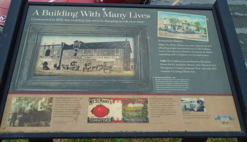 A Building With Many Lives Marker. Click for full size. A Building With Many Lives Marker image. Click for full size.
