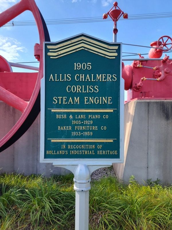 1905 Allis Chalmers Corliss Steam Engine Marker image. Click for full size.
